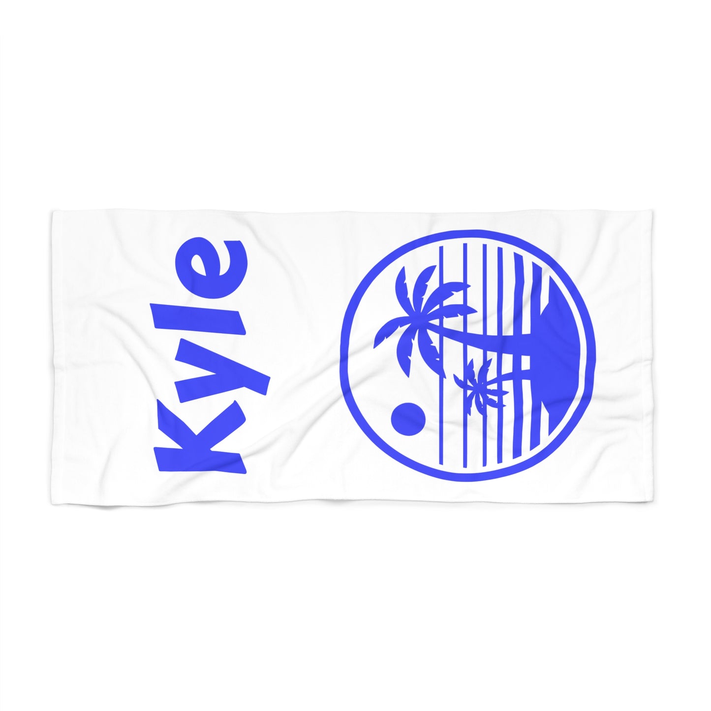 Sun Summer Beach Towel - Customizable Gift for Beach Lovers, Personalized Vacation Towel, Tropical Poolside Accessory, Holiday Towel Set,