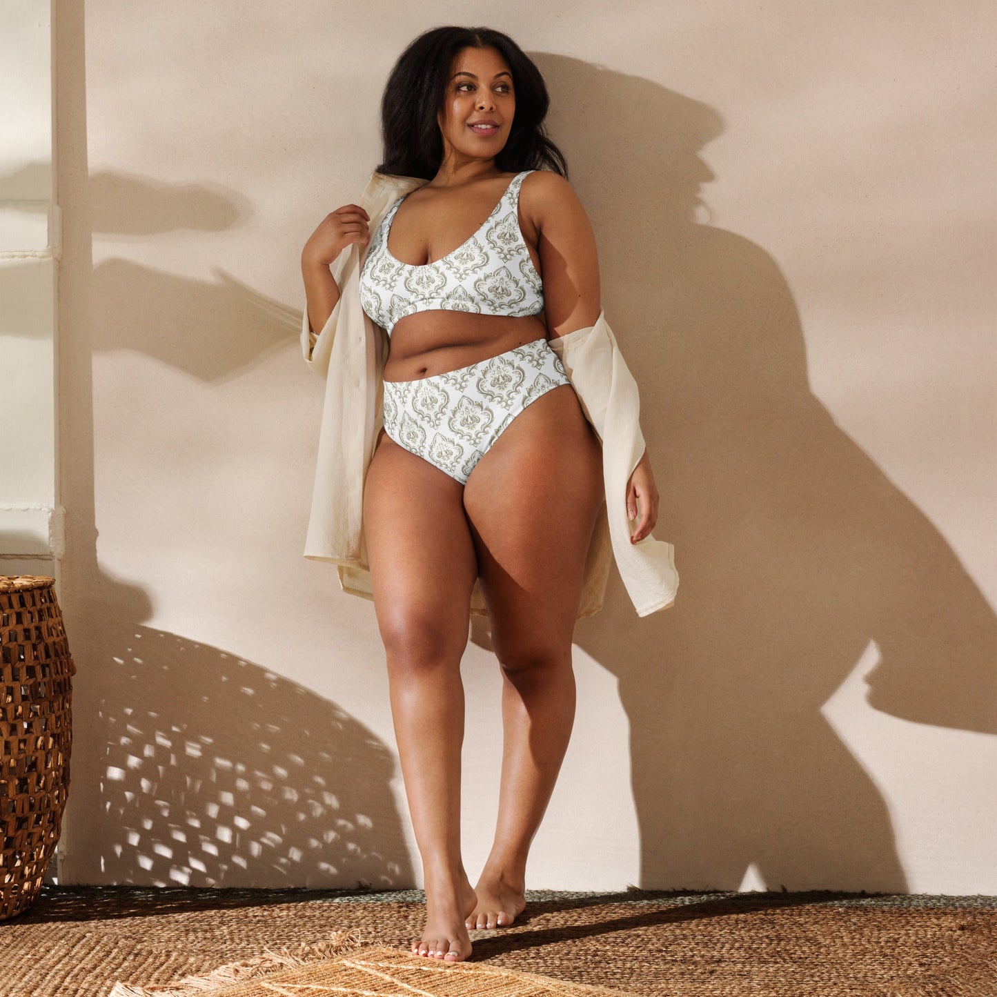 Recycled high - waisted bikini - Vicky Garden