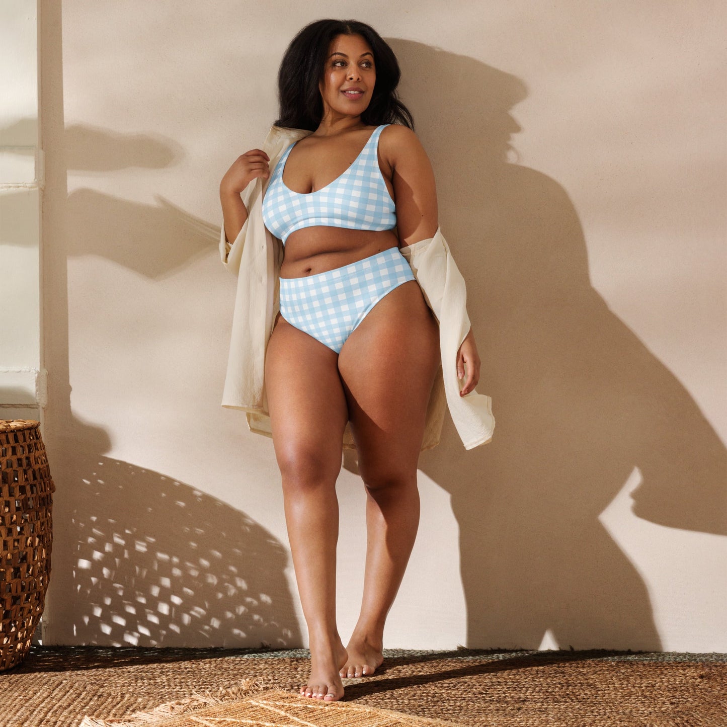 Recycled high - waisted bikini - Vicky Garden