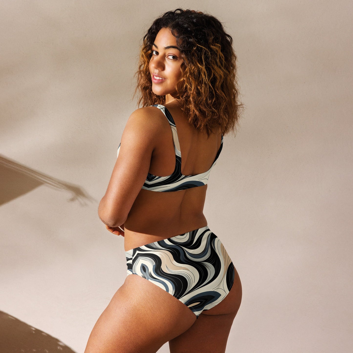 Recycled high - waisted bikini - Vicky Garden