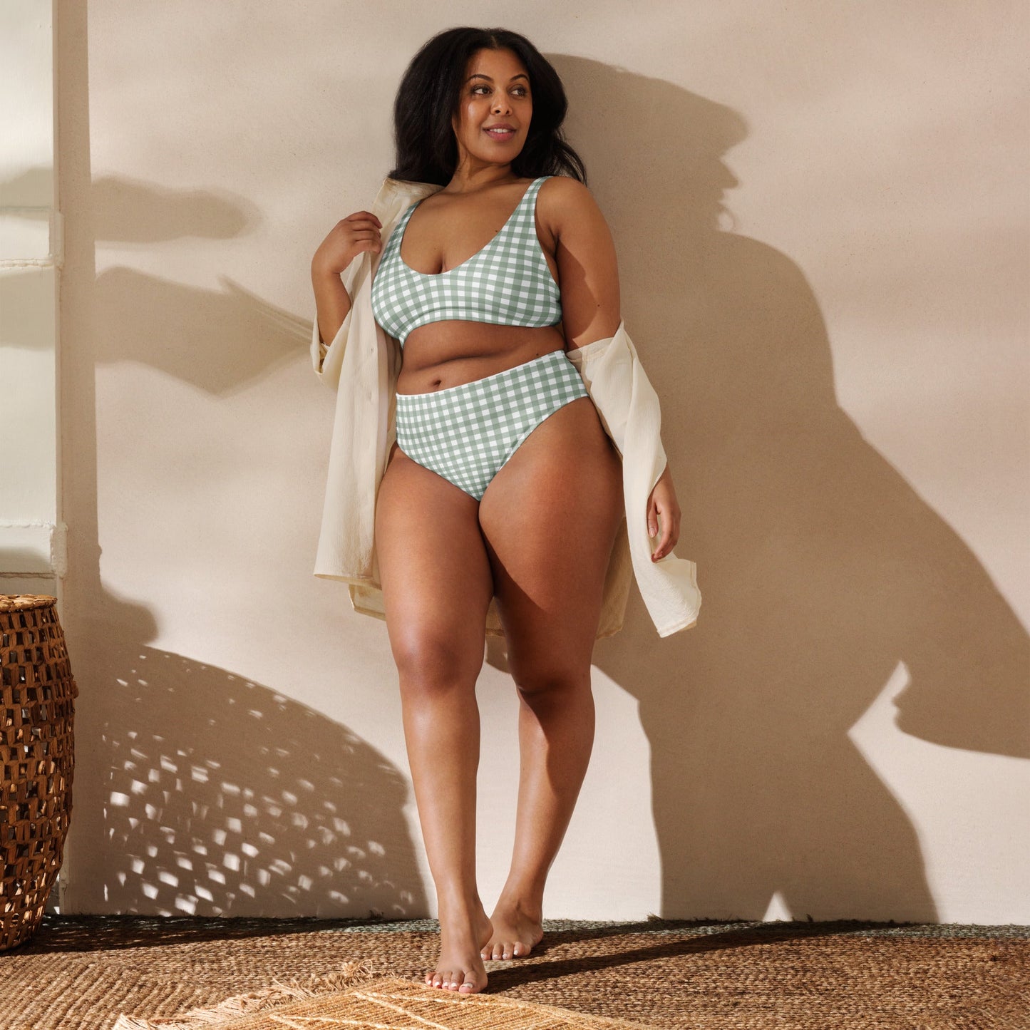 Recycled high - waisted bikini - Vicky Garden