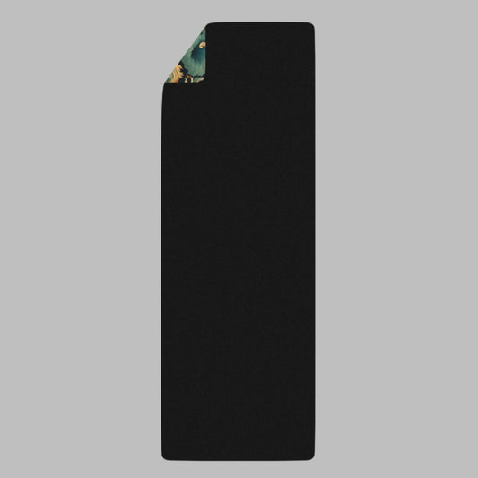 Yoga Pilates Mat Personalization - Swimming Koi Fish Pattern with Customizable Name