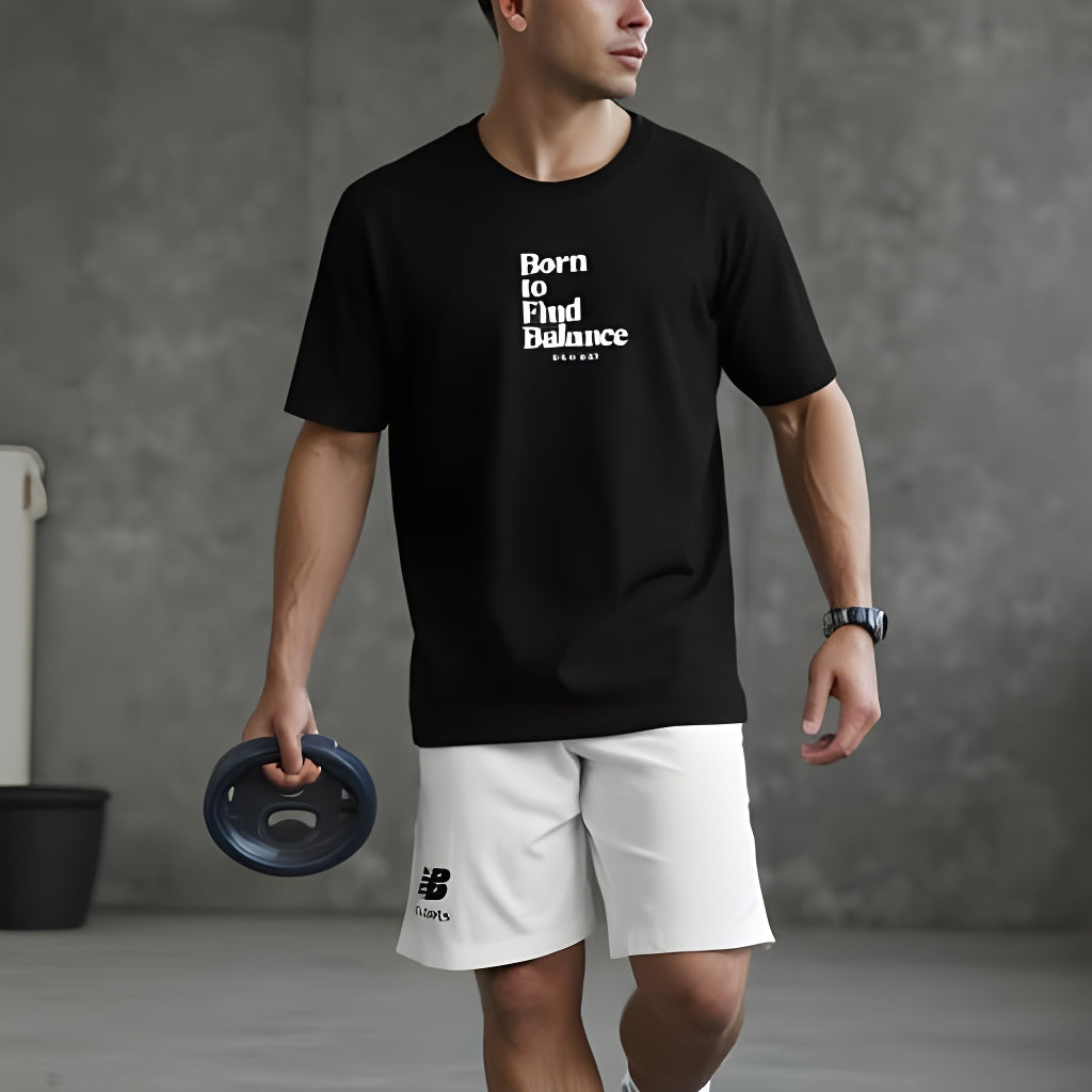 Born to Find Balance ESTD 2025 Graphic T-Shirts
