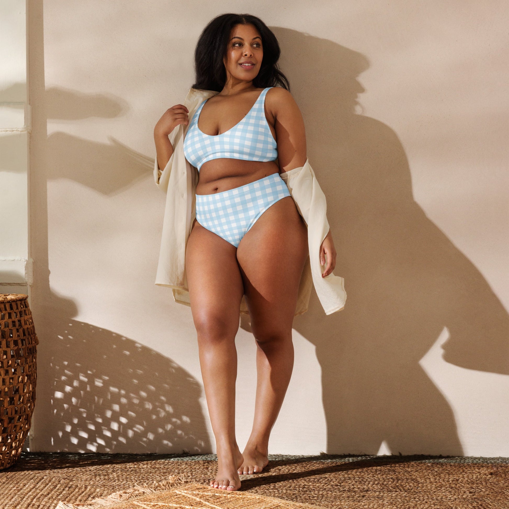 Recycled high - waisted bikini - Vicky Garden